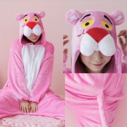 Flanelowe kingurumi dorosłych zwierząt pijama jednorożec piżamy kobiety Cosplay Kigurumi piżama Totoro Stitch Onsie Homewear bie