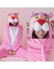 Flanelowe kingurumi dorosłych zwierząt pijama jednorożec piżamy kobiety Cosplay Kigurumi piżama Totoro Stitch Onsie Homewear bie