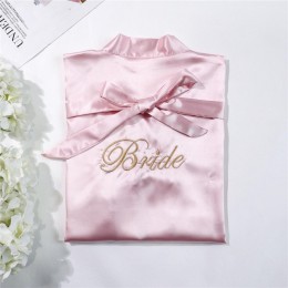 Panna młoda druhna ślub krótki szlafrok szlafrok nowe damskie letnie kimono Yukata koszula nocna Lady Sleepshirts piżama koszula