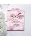 Panna młoda druhna ślub krótki szlafrok szlafrok nowe damskie letnie kimono Yukata koszula nocna Lady Sleepshirts piżama koszula