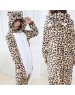 Flanelowe kingurumi dorosłych zwierząt pijama jednorożec piżamy kobiety Cosplay Kigurumi piżama Totoro Stitch Onsie Homewear bie