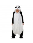 Flanelowe kingurumi dorosłych zwierząt pijama jednorożec piżamy kobiety Cosplay Kigurumi piżama Totoro Stitch Onsie Homewear bie
