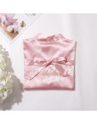 Panna młoda druhna ślub krótki szlafrok szlafrok nowe damskie letnie kimono Yukata koszula nocna Lady Sleepshirts piżama koszula