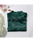 Panna młoda druhna ślub krótki szlafrok szlafrok nowe damskie letnie kimono Yukata koszula nocna Lady Sleepshirts piżama koszula