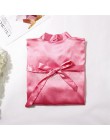 Panna młoda druhna ślub krótki szlafrok szlafrok nowe damskie letnie kimono Yukata koszula nocna Lady Sleepshirts piżama koszula
