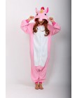 Piżamy damskie piżama dla kobiet jednorożec Kigurumi flanelowe Cute piżama w zwierzątka zestawy kobiety zima bielizna nocna unic