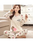 Kobiety Mickey piżama zestaw kreskówka minnie dziewczyna bielizna nocna Pijama długie kobiety piżamy garnitur odzież damska zest