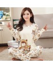 Kobiety Mickey piżama zestaw kreskówka minnie dziewczyna bielizna nocna Pijama długie kobiety piżamy garnitur odzież damska zest