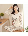 Kobiety Mickey piżama zestaw kreskówka minnie dziewczyna bielizna nocna Pijama długie kobiety piżamy garnitur odzież damska zest