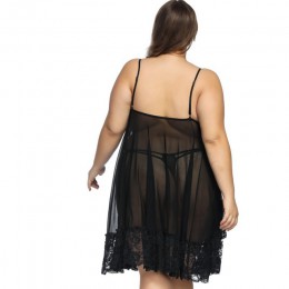 Plus rozmiar 6xl bielizna nocna biała koszula nocna bielizna damska seksowna koronkowa Babydolls bielizna nocna damska erotyczna