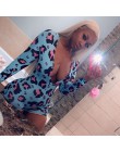 Sexy Onesies dla dorosłych 2020 najnowsze jesienne zimowe z długim rękawem dekolt w serek zabawny wzór wydruku piżamy Romper kob