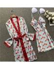 2019 damska suknia i suknia ustawia Sexy Lace Sleep Lounge Pijama z długim rękawem damska bielizna nocna szlafrok sukienka wiecz