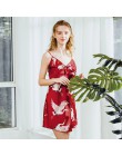 Gorąca sprzedaż czarne letnie satynowe Kimono szlafrok kobiety panna młoda druhna suknia ślubna suknia Sexy kwiat długa bielizna