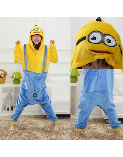 Zimowe flanelowe piżamy damskie Kigurumi jednorożec Onesies Cute Cartoon zwierząt Stitch Unicornio piżamy zestawy bielizna nocna