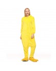 Zimowe flanelowe piżamy damskie Kigurumi jednorożec Onesies Cute Cartoon zwierząt Stitch Unicornio piżamy zestawy bielizna nocna