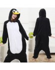 Zimowe flanelowe piżamy damskie Kigurumi jednorożec Onesies Cute Cartoon zwierząt Stitch Unicornio piżamy zestawy bielizna nocna
