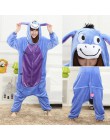 Zimowe flanelowe piżamy damskie Kigurumi jednorożec Onesies Cute Cartoon zwierząt Stitch Unicornio piżamy zestawy bielizna nocna