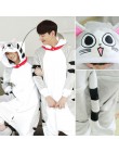 Unisex dorosłych piżama w zwierzątka Anime Onesie Stitch jednorożec Panda niedźwiedź Pikachu flanelowa kreskówka śliczne ciepłe 