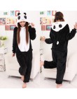 Zimowe flanelowe piżamy damskie Kigurumi jednorożec Onesies Cute Cartoon zwierząt Stitch Unicornio piżamy zestawy bielizna nocna
