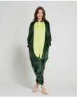 Unisex dorosłych piżama w zwierzątka Anime Onesie Stitch jednorożec Panda niedźwiedź Pikachu flanelowa kreskówka śliczne ciepłe 