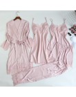 Queenral Silk piżama kobiety 5 sztuk zestawy Sexy koronkowa kobieta satynowa piżama lato Pijama Sexy Mujer bielizna nocna dla ko