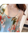 Sajon 2019 nowy 3 sztuk kobiety piżamy zestawy z spodnie Sexy piżama Satin Flower Print bielizna nocna Silk Negligee bielizna no