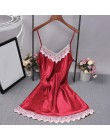 Plus rozmiar 3XL czerwone kobiety koronkowe Kimono Lady Sexy szlafrok zestaw panna młoda druhna suknia ślubna suknia seksowna ko
