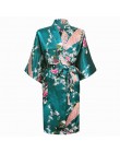 Szaty Rayon kobiety bielizna nocna odzież kwiatowa domowa bielizna intymna Casual Kimono szlafrok Lady seksowna sukienka wieczor