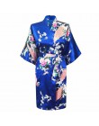 Szaty Rayon kobiety bielizna nocna odzież kwiatowa domowa bielizna intymna Casual Kimono szlafrok Lady seksowna sukienka wieczor