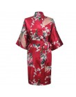 Szaty Rayon kobiety bielizna nocna odzież kwiatowa domowa bielizna intymna Casual Kimono szlafrok Lady seksowna sukienka wieczor
