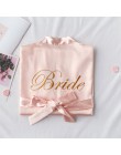 Biała panna młoda druhna haftowana sukienka damska ślub Kimono Sleepshirts piżamy M-XL wiosna koszula nocna szlafrok Sleep Sleep