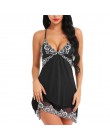 Seksowna bielizna damska V Neck Floral bielizna nocna seksowna koszula nocna miękkie koronkowe szaty koszula nocna