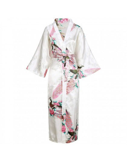 Seksowne kobiety długa suknia z kieszenią panna młoda druhna szlafrok Rayon Kimono szlafrok duży rozmiar S-XXXL sukienka wieczor