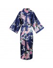 Seksowne kobiety długa suknia z kieszenią panna młoda druhna szlafrok Rayon Kimono szlafrok duży rozmiar S-XXXL sukienka wieczor