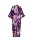 Seksowne kobiety długa suknia z kieszenią panna młoda druhna szlafrok Rayon Kimono szlafrok duży rozmiar S-XXXL sukienka wieczor