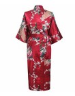 Seksowne kobiety długa suknia z kieszenią panna młoda druhna szlafrok Rayon Kimono szlafrok duży rozmiar S-XXXL sukienka wieczor