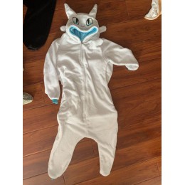 Jak wytresować smoka bezzębny Anime Kigurumi kobiety zimowa flanelowa ze zwierzęciem Onesie śliczne Cosplay piżamy kombinezon pi