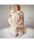 Kobiety piżamy zestaw 2019 jesień zima ciepłe piżamy kobiety polar Pijamas Femme seksowna bielizna kot Pijama Mujer bielizna noc