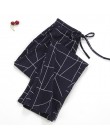 Nowa dama Sleep Bottoms 100% bawełniane spodnie od piżamy damskie spodnie Piyamas tkane spodnie codzienne wygodne Pantalon oddyc