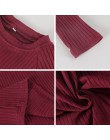 Kobiety Mini sukienka z dzianiny bawełnianej długim rękawem burgundii sukienki 2020 wiosna czysta dzianinowa sukienka bodycon dr
