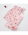 Nowa dama Sleep Bottoms 100% bawełniane spodnie od piżamy damskie spodnie Piyamas tkane spodnie codzienne wygodne Pantalon oddyc