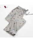 Nowa dama Sleep Bottoms 100% bawełniane spodnie od piżamy damskie spodnie Piyamas tkane spodnie codzienne wygodne Pantalon oddyc