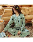 BZEL piżamy damskie zestawy Plus rozmiar Femme Nighty strój domowy codzienny Loungewear bawełna bielizna nocna Cartoon V-Neck Pi