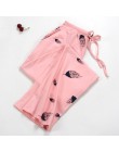Nowa dama Sleep Bottoms 100% bawełniane spodnie od piżamy damskie spodnie Piyamas tkane spodnie codzienne wygodne Pantalon oddyc