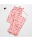 Nowa dama Sleep Bottoms 100% bawełniane spodnie od piżamy damskie spodnie Piyamas tkane spodnie codzienne wygodne Pantalon oddyc