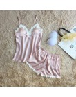 Marka fiklyc piżamy zestawy dla kobiet koronka satin pijama letnia bielizna nocna sexy bielizna piżamy piżamy damskie homewear n