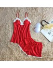 Marka fiklyc piżamy zestawy dla kobiet koronka satin pijama letnia bielizna nocna sexy bielizna piżamy piżamy damskie homewear n