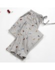 Nowa dama Sleep Bottoms 100% bawełniane spodnie od piżamy damskie spodnie Piyamas tkane spodnie codzienne wygodne Pantalon oddyc