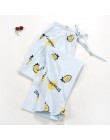 Nowa dama Sleep Bottoms 100% bawełniane spodnie od piżamy damskie spodnie Piyamas tkane spodnie codzienne wygodne Pantalon oddyc