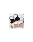 Kobiety z powrotem upiększyć panie przednie zapięcie bez fiszbin modny biustonosz seksowna wyściełana bielizna Bralette zbierz P